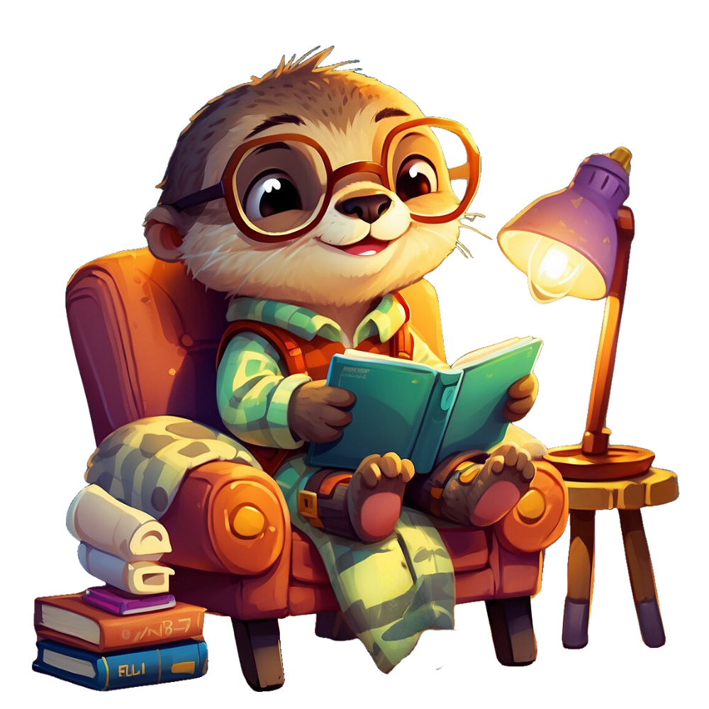 Illustration loutre — Ebooks