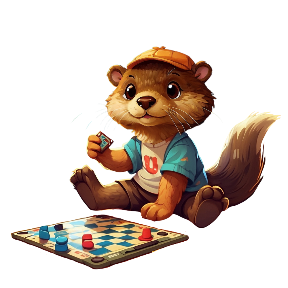 Illustration loutre — Jeux de société