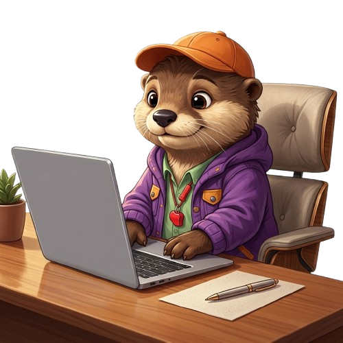 Mascotte loutre de Naukis